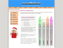 Tablet Screenshot of candlelite.com.au